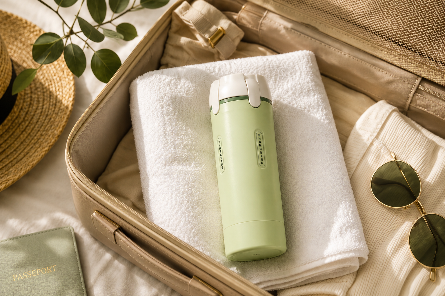 The Travel Kit - Bouteilles 4 en 1 Rechargeables Anti-Fuite